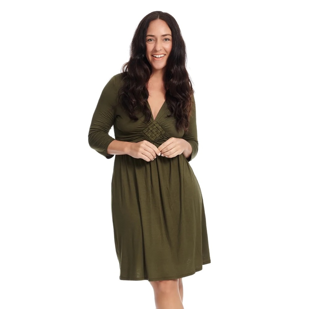 Gilli Knit Olive Dress